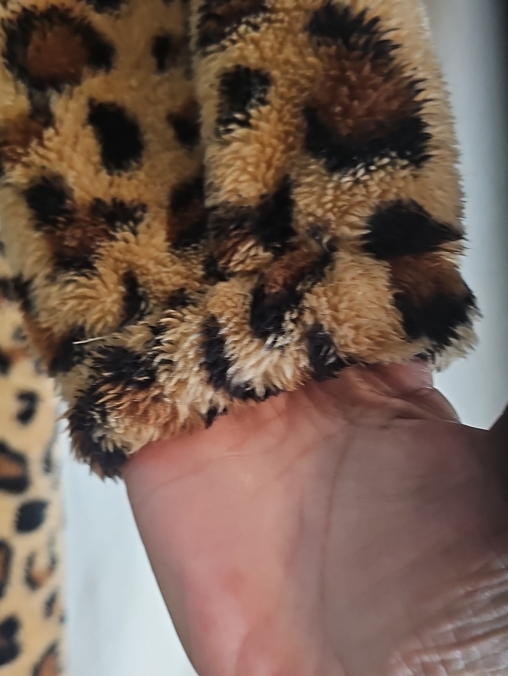 Kids Leopard Print Hooded Costume - Brown - Picture 3 of 7